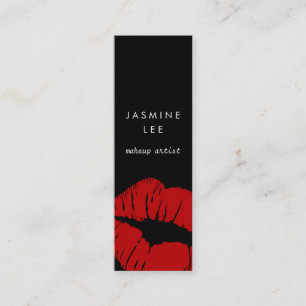 Stylist-Make-upkünstlerbudget des Chic modernes Mini Visitenkarte