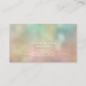 Stylist Makeup Artist Lippen Pastel Pink Ombre Min Visitenkarte (Rückseite)