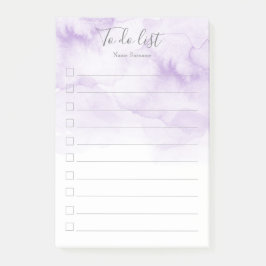 Stylist, Modern, Girly, Wasserfarbe zu tun Liste Post-it Klebezettel
