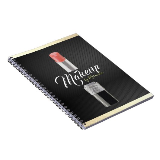 Stylist Modern Makeup Artist Beauty Salon Lipstick Notizblock (Rechte Seite)