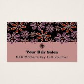 Stylist Muttertagsgeschenk $XX Gutscheinkarte (Vorderseite)