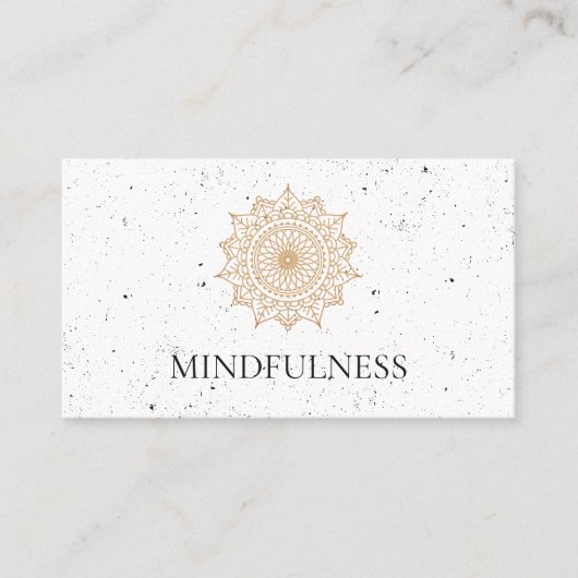 Stylist Naturmuster Fekklame Textur Visitenkarte (Vorderseite)