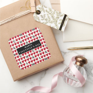 Stylist Niedlich Sweet Heart Pattern Stickers & La
