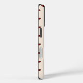 Stylist Niedlich Sweet Red Heart Muster Monogramm Case-Mate iPhone Hülle (Rückseite / Rechts)