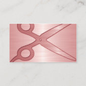 Stylist Pink Visitenkarte (Rückseite)