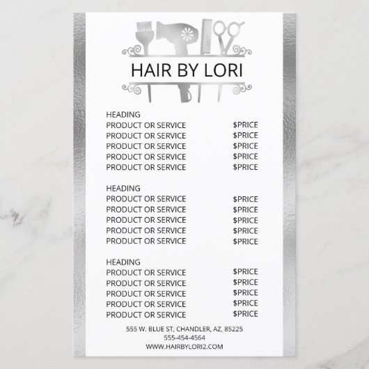 Stylist Rose Gold Services (Vorderseite)