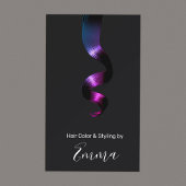 Stylist Salon für Haarfarbe Visitenkarte