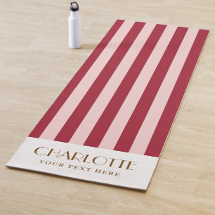 Stylist Streifen Personalisierte Geschenke Monogra Yogamatte