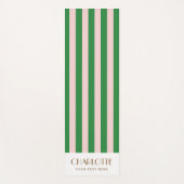 Stylist Streifen Personalisierte Geschenke Monogra Yogamatte (Vorderseite)