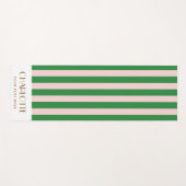 Stylist Streifen Personalisierte Geschenke Monogra Yogamatte (Vorderseite (Horizontal))