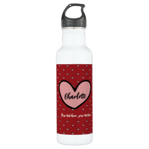 Stylist Sweet Heart Personalisierte Geschenke Vorl Edelstahlflasche