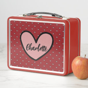 Stylist Sweet Heart Personalisierte Geschenke Vorl Metall Brotdose