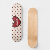 Stylist Sweet Heart Personalisierte Geschenke Vorl Skateboard (Vorderseite)