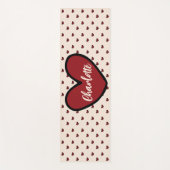 Stylist Sweet Heart Personalisierte Geschenke Vorl Yogamatte (Vorderseite)