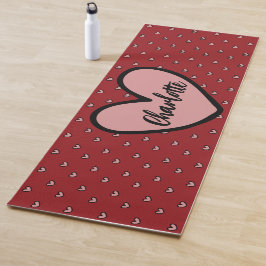 Stylist Sweet Heart Personalisierte Geschenke Vorl Yogamatte