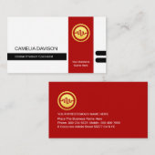 Stylist Template Office Manager Template Visitenkarte (Vorne/Hinten)