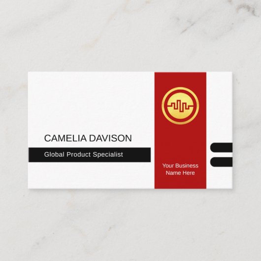 Stylist Template Office Manager Template Visitenkarte (Vorderseite)