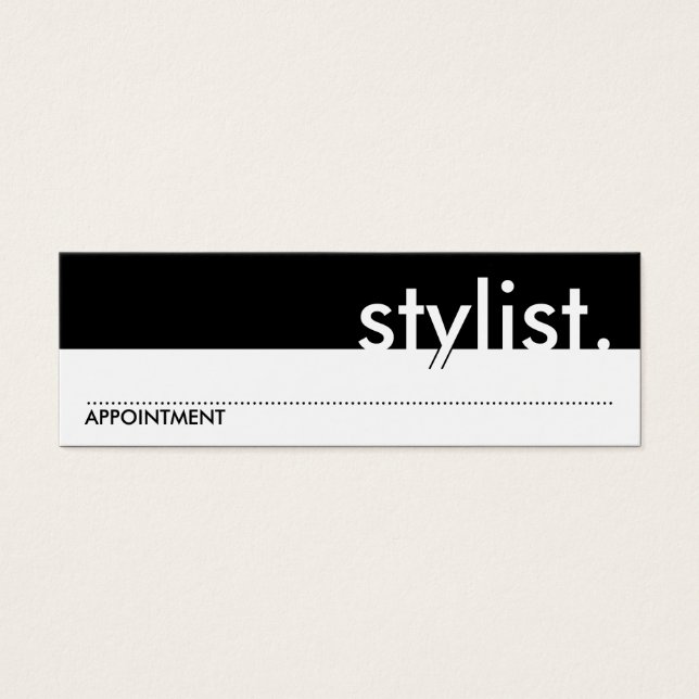 Stylist. (Terminkarte) (Vorderseite)