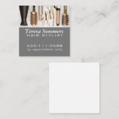 Stylist Tools Modermodern Quadratische Visitenkarte (Vorne/Hinten)