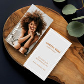 Stylist trendy Vertical Foto Fotografie Lässig Visitenkarte