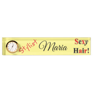 Stylist und Barbers Nail Salon Namplate Namensplakette
