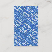 Stylist Visitenkarte (Rückseite)