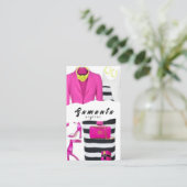 Stylist-Visitenkarte Visitenkarte (Stehend Vorderseite)