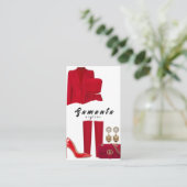 Stylist-Visitenkarte Visitenkarte (Stehend Vorderseite)