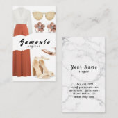 Stylist-Visitenkarte Visitenkarte (Vorne/Hinten)