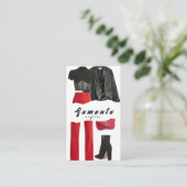 Stylist-Visitenkarte Visitenkarte (Stehend Vorderseite)