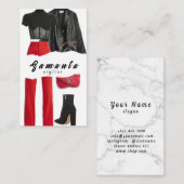 Stylist-Visitenkarte Visitenkarte (Vorne/Hinten)