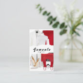 Stylist-Visitenkarte Visitenkarte (Stehend Vorderseite)