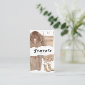 Stylist-Visitenkarte Visitenkarte (Stehend Vorderseite)