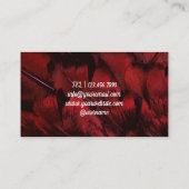 Stylist-Visitenkarte Visitenkarte (Rückseite)