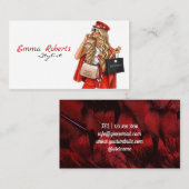 Stylist-Visitenkarte Visitenkarte (Vorne/Hinten)