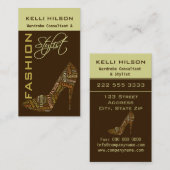 Stylist-Visitenkarten Visitenkarte (Vorne/Hinten)