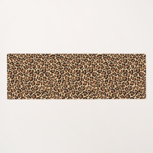 Stylista Leopard Print Pattern Yogamatte (Rückseite (Horizontal))