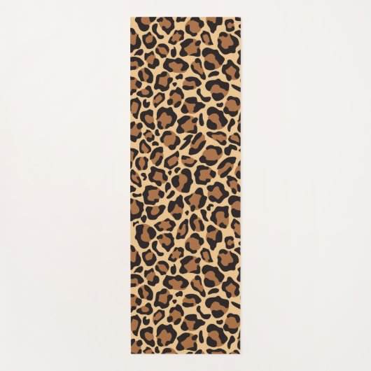 Stylista Leopard Print Pattern Yogamatte (Vorderseite)