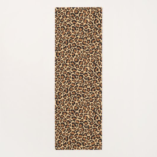 Stylista Leopard Print Pattern Yogamatte (Rückseite)