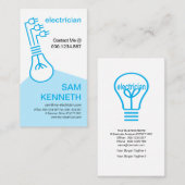 Stylistischer Lichtblitz-Erweiterungselektrischer Visitenkarte (Vorne/Hinten)