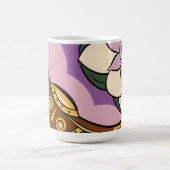 Stylized Axe and Flower Design Kaffeetasse (Mittel)