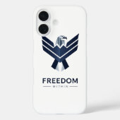 Stylized Blue Eagle "Freedom Within" Case-Mate iPhone Hülle (Rückseite)
