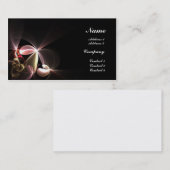 Stylized Blumen Visitenkarte (Vorne/Hinten)