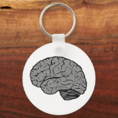 Stylized Brain Magnet Schlüsselanhänger (Vorderseite)