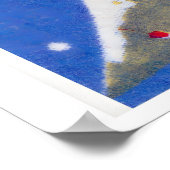 Stylized Christmas Tree Mid-Century Matchbox Label Poster (Ecke)