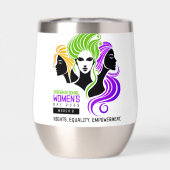 Stylized Colorful Trio of Women IWD 2025 (Rückseite)