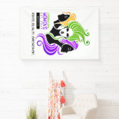 Stylized Colorful Trio of Women IWD 2025 Banner (InSitu)