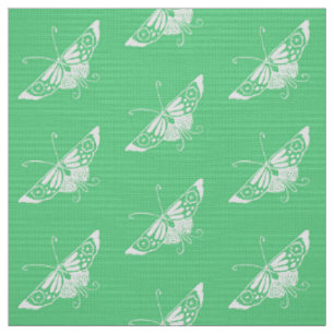 Stylized Deko-Schmetterling, Minzen-Grün Stoff