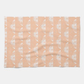 Stylized Dekoschmetterling - weicher Pfirsich Handtuch (Horizontal)