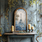 Stylized Eiffel Tower Paris Collage FE1 Decoupage Seidenpapier